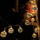 thumbnail image 5 of Cadena de luces con bolas marroquíes, 30 luces LED, cadena de luces decorativas con pilas, 5 of 7
