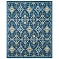 thumbnail image 3 of SAFAVIEH Evoke Stamen Bordered Area Rug, Royal/Ivory, 9' x 12', 3 of 6