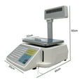 thumbnail image 2 of INTBUYING Commercial Digital Price Computing Scale 66 lbs with Label Printer (110V), 2 of 17