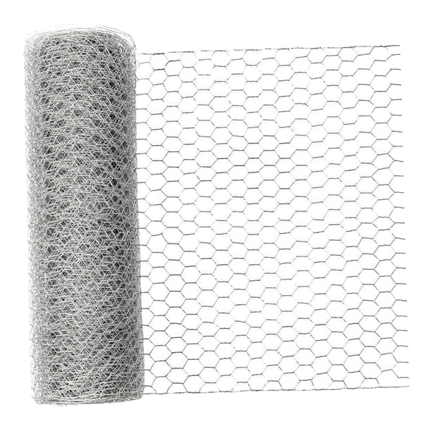Malla de alambre hexagonal para gallinero, para exteriores, balcones y patios. 04 mx15 m