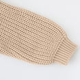 thumbnail image 6 of Gubotare Baby Girls Sweaters Girls Sweaters Kids Fall Winter Tops Long Sleeve Crew Neck Cable Knit Casual Spring Cozy Pullover 4T 5T (Beige,4-5 Years), 6 of 7