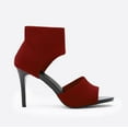 thumbnail image 3 of NOKIO Womens Toe Stiletto Heeled Sandals Breathable Knitted Upper Open Toe High Heels For Dressy Summer Shoes High Heels Open Toe Heels Ankle Strap Heeled Sandals Wedding Dress Shoes, 3 of 3