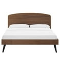 thumbnail image 3 of Bronwen Full Wood Platform Bed Walnut, 3 of 7