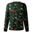 thumbnail image 3 of Dvkptbk Blouse de Noël pour Femmes, Vêtements d'Infirmière, Uniforme de Travail avec Poches, Mode Décontractée, Col Rond, Manches Courtes à Cordon, 3 of 3