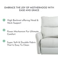 thumbnail image 4 of Oufan Power Rocking Recliner Chair, 270° Swivel Recliner Chairs, Modern Small Rocking Swivel Recliner Chair for Bedroom,Living Room Chair Home Theater Seat,Side Pocket, Beige, 4 of 10