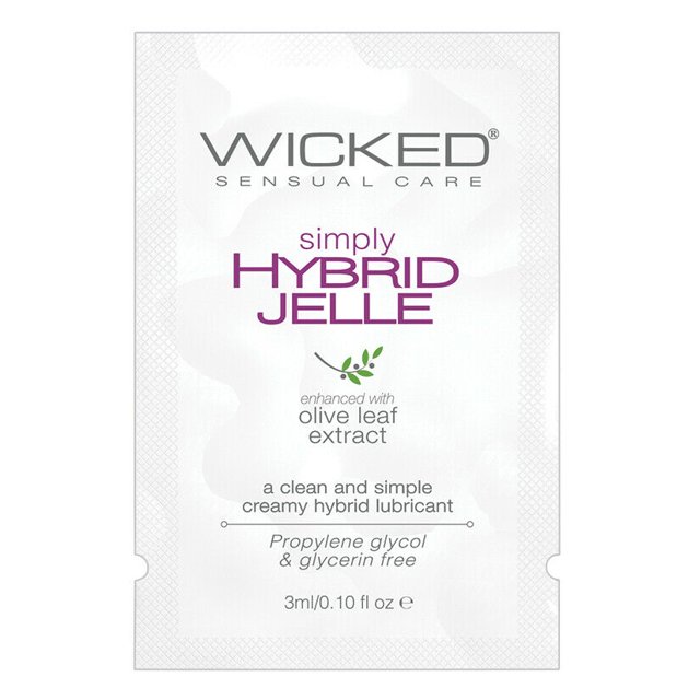 Wicked Simply Lubrifiant Hybride / Lubrifiant Infusé à Base de Silicone+eau