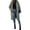 Army Green, variant on Long Quilted Puffer Jacket for Women Casual Lightweight Zip Up Hooded Coat Winter Knee Length Padded Outerwear