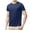 #355 Navy, variant on Men's Moisture Wicking Plus Size T-Shirts, Short Sleeve Crewneck Solid Color Tees, 5XL