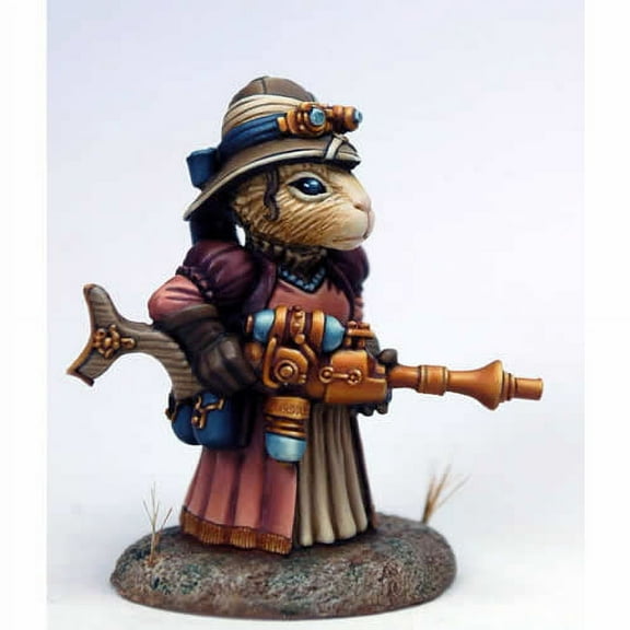 Female Steam Punk Guinea Pig Miniature Critter Kingdoms Dark Sword Miniatures