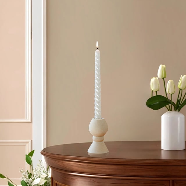 Nilvkv Ceramic Candlestick Candlelight Dinner Props Romantic Ceramic Candlestick Home Table Tabletop Decoration