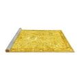 thumbnail image 2 of Ahgly Company Machine Washable Indoor Rectangle Animal Yellow Traditional Area Rugs, 2' x 3', 2 of 4