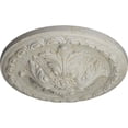 thumbnail image 3 of Ekena Millwork 11 3/8"OD x 2"P Acanthus Ceiling Medallion, Hand-Painted Pot of Cream Crackle, 3 of 7
