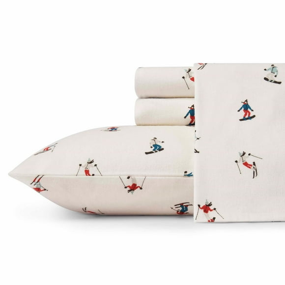 Eddie Bauer - Flannel Collection - 100% Premium Cotton Bedding Sheet Set, Pre-Shrunk & Brushed For Extra Softness, Comfort, and Cozy Feel, King