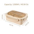 thumbnail image 5 of Lunch Box For Adults, 1200ml Kids Bento Box With 3 Compartments, Leakproof Bento Lunch Box With Utensils, Green, 5 of 5