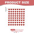 thumbnail image 2 of Uxcell Heart Stickers, Self Adhesive Acrylic Heart Rhinestones Jewel Sticker for Crafting Decor Makeup DIY White/Pink/Red, 2 of 6