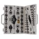thumbnail image 1 of JUEGO DE MATRICES PARA MACHOS, Estructura de Acero de Alta Velocidad, Herramientas de Hardware de 45 Piezas Con Caja de Almacenamiento, Para Corte de Hierro Fundido, Acero,, 1 of 7