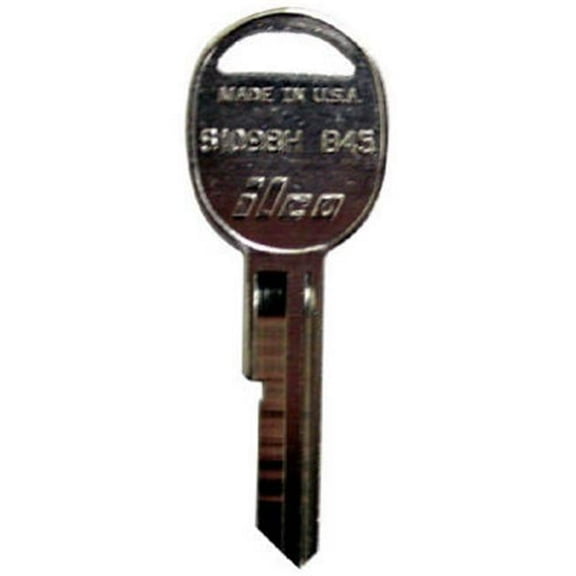 B45-S1098H Ilco General Motors Door/Trunk Key Blank - Quantity 10