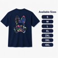 thumbnail image 6 of Rabbit Skull Graphic T-Shirt, Unisex Classic Fit Cotton Tee, 6 of 9