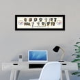thumbnail image 2 of Pittsburgh Steelers 8" x 26" Framed Art Uniform Heritage Print, 2 of 2