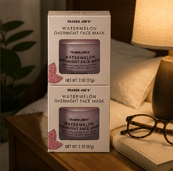 Trader Joe's Watermelon Overnight Face Mask 2oz 57g (2 Jars)