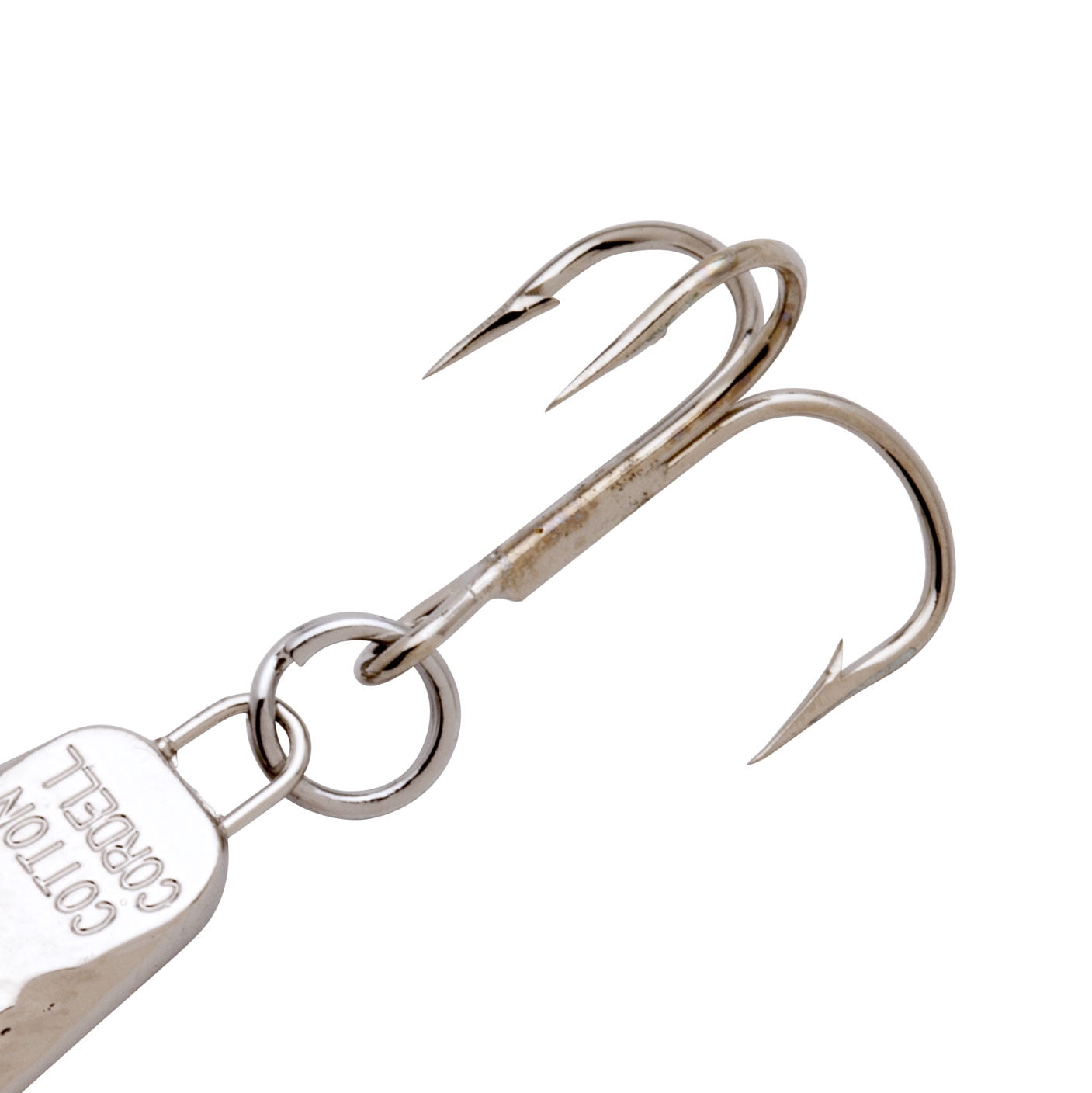(2 pack) Cotton Cordell Spoon Sinker Chrome 2 1/8" 1/2 oz.