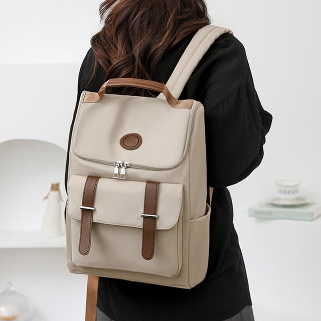 Bolso de hombro de moda para estudiantes de secundaria, mochila escolar para estudiantes universitarios, informal, de gran capacidad, para viajes, bolso de hombro de tela Oxford.