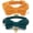 Corduroy-Orange Green, variant on 2 Pack Soft Corduroy Cat Collars with Bow Tie & Bell Adjustable Breakaway Bowtie Kitten Collar for Girl Boy Kittens(Blue & Pink)