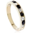 thumbnail image 2 of Pompeii 1ct Black & White Diamond Wedding 14K Gold Ring New (G/H,I1), 2 of 3