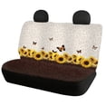 thumbnail image 2 of Uourmeti Sunflower Butterfly Print Car Seat Covers Lightweight Automobile Seat Cover Sets Anti-Slip 3 Pack Car Seat Covers Full Set Fit for Cars Trucks, 2 of 10
