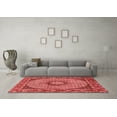 thumbnail image 3 of Ahgly Company Indoor Rectangle Medallion Red Traditional Area Rugs, 5' x 7', 3 of 4