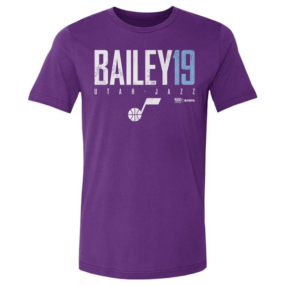 Men's 500 Level Ace Bailey Purple Utah Jazz Elite T-Shirt