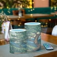 thumbnail image 3 of Yayeee Flameless Candles with Remote Flickering Battery Operated Multi Color Changing, Retro Pine Tree, 3 of 7