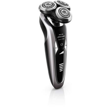 Philips Norelco 9300 Rechargeable Wet & Dry Electric Shaver with Smartclean, Travel Case, Click-On Precision Trimmer, S9311/84