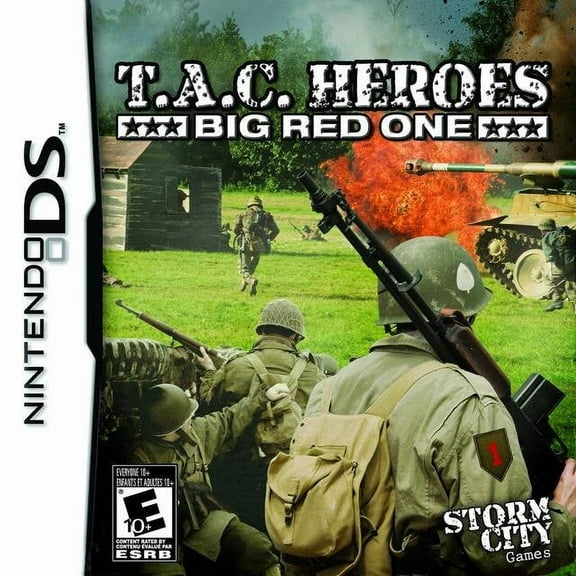 Restored T.A.C. Heroes: The Big Red One (Nintendo DS, 2010) Shooter Game (Refurbished)