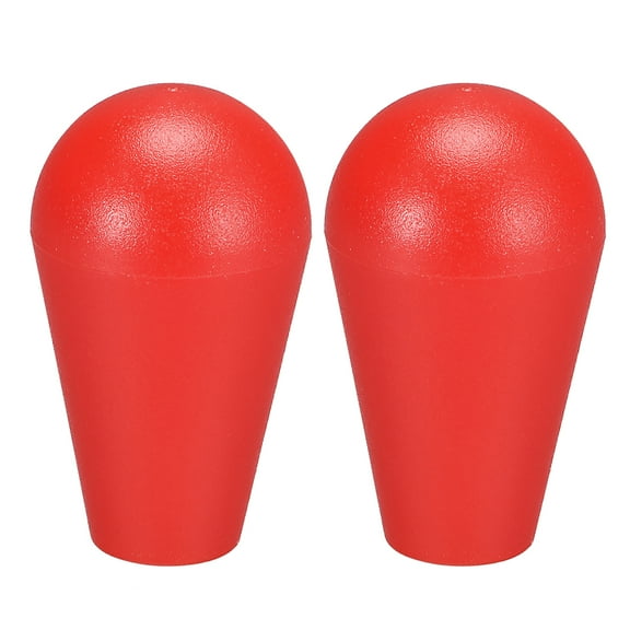 Ellipse Oval Joystick Rocker Ball Top Head Handle American Type Arcade Game DIY Parts Replacement Red 2Pcs