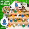 thumbnail image 5 of 90 pcs Mini Resin Football Duck Figurines, Multicolor Tiny Plastic Soccer Duck Figures for Garden Dollhouse Micro Landscape Craft Ornament Decoration, 5 of 7