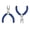 Needle nose pliers, variant on Pair Of 3Inch Accuracy Miniature Pliers High Carbon Steel Crafting Tool For Delicate Jewelry And Electronics