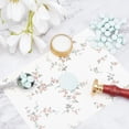 thumbnail image 4 of 1 Set DIY Scrapbook Making Kits Including Sealing Wax Particles Iron Handle Wax Sealing Stamp Melting Spoon Iron Wax Sticks Melting Spoon and Paraffin Candles Alice Blue 0.9x0.5cm 164cs/set, 4 of 6