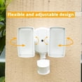 thumbnail image 5 of UME 19W LED Security Lights Motion Sensor Light Outdoor, 2000LM Motion Flood Light, 5000K, IP65 Waterproof, 2 Adjustable Head Motion Detector Security Light for Exterior,Outside,Garage,Yard(White), 5 of 7