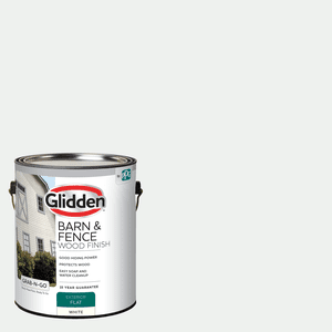 Glidden Grab-N-Go Barn & Fence Exterior Paint, 1 Gal White