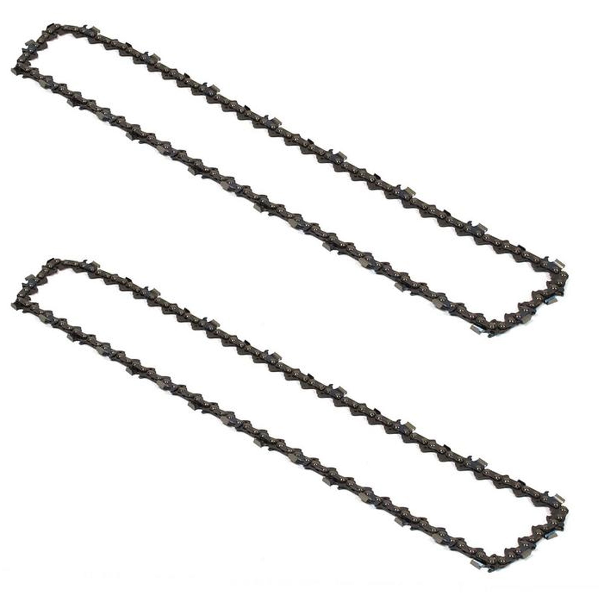 2 Pack Chainsaw Chain .325" 0.063 Semi Chisel 68 DL for 18" Stihl MS251C 