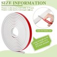 thumbnail image 2 of Tutuviw Window Grille Inserts Grid Kit 78.7 in Self Adhesive Peel and Paster Trim DIY Simulated Non Surround Grid Style Flexible Molding Trim for Window Frames (White,1 Rolls), 2 of 7