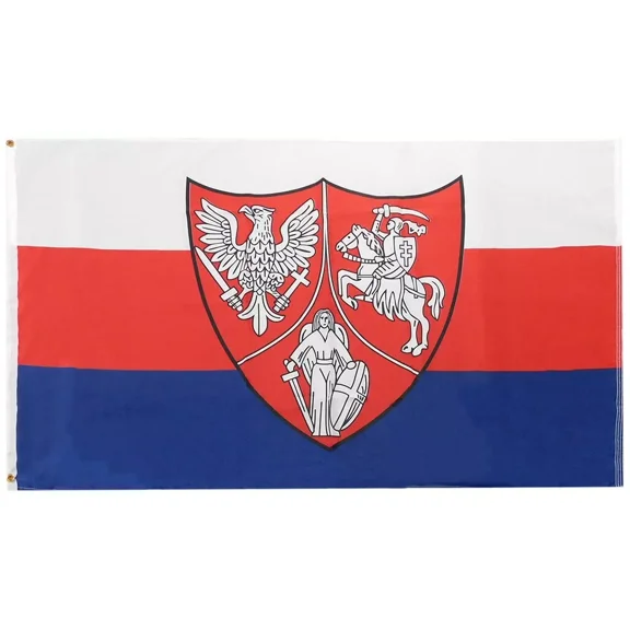 Polish Lithuanian Ruthenian Commonwealth 1863 100D Woven Poly Nylon 3'x5' Flag