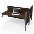 thumbnail image 2 of Bestar Pro-Biz Double Add-On Section With 3 Melamine Privacy Panels, 2 of 2