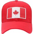 thumbnail image 2 of ISG Brands Country World Cap Side Flag [Canada, Red], 2 of 3