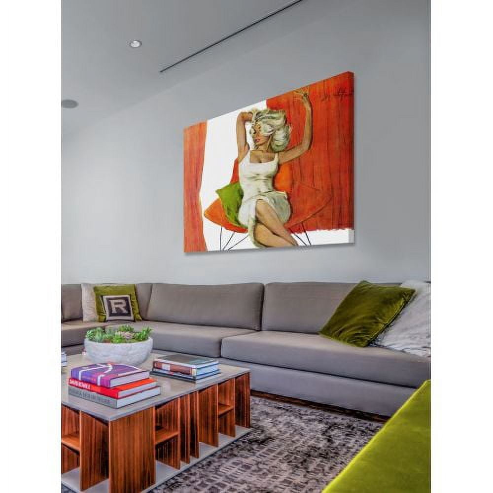 "Mother Is a Movie Queen" Painting Print on Canvas