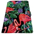 thumbnail image 2 of PKQWTM Pink Flamingo Bird Palm Leaves Tropical Fruits Pineapples Book Cover Book Protector Book Sleeve Book Pouch Book Bag 6x9 inch, 2 of 4