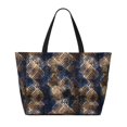 thumbnail image 2 of Fotbe Watercolor Snake Skin Bolsa de Viaje para Playa - Resistente al Agua, Bolsa Tote de Gran Capacidad y Ligera con 7 Bolsillos para Mujeres y Hombres, 2 of 7