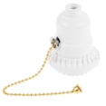 thumbnail image 2 of KAKOWELY pull chain light socket Pull Chain Lampholder Replacement Lamp Socket Household Lamp Socket Pull Lamp Base2.95"X2.17"X2.17", 2 of 5