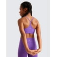 thumbnail image 2 of CRZ YOGA Girls Butterluxe Y Back Sports Bra Yoga Athletic Casual Tops Padded Crop Kids Teen, 2 of 6